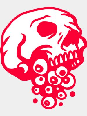 Elements Skulls logo template 152