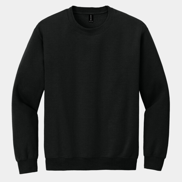 Gildan 18000 Heavy Blend Crewneck Sweatshirt Ash front view for custom printing
