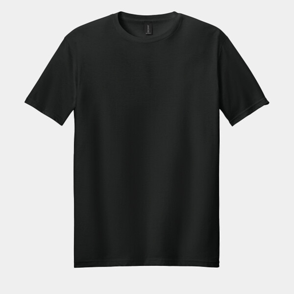 Gildan 64000 Softstyle ® T Shirt Dark Chocolate front view for custom printing
