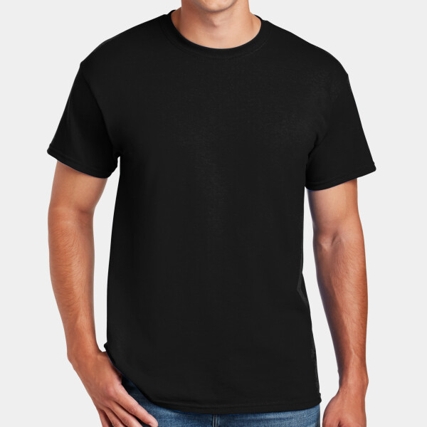 Gildan 8000 DryBlend ® 50 Cotton/50 Poly T Shirt Purple front view for custom printing