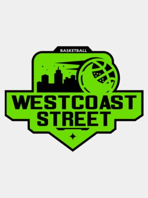 Westcoast Street Basketball logo template