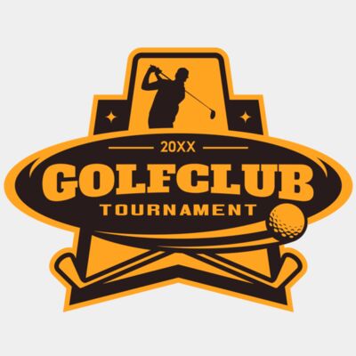 Golf club Tournament logo template 05 Thumbnail