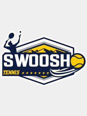 Swoosh Tennis logo template