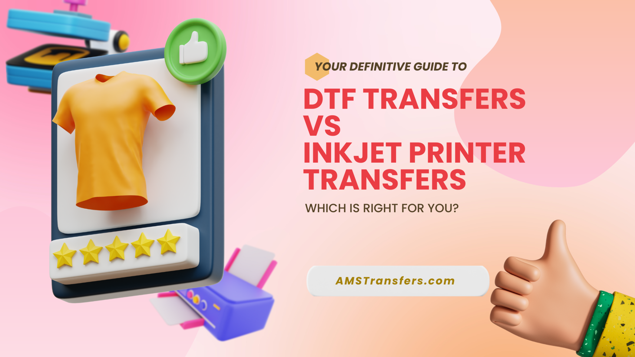 DTF Transfers vs Inkjet Transfer Paper Detailed Comparison blog post