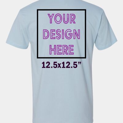 Standard Screen Print Transfer Full Size Back Area Thumbnail