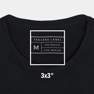 Standard Screen Print Transfer Neck Label / Tag Thumbnail