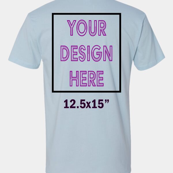 Glow in The Dark 1 Color Transfer X-Large Back Area Thumbnail