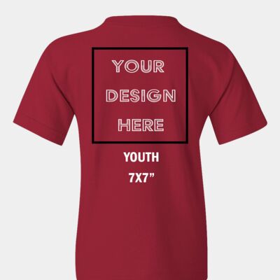 Standard Screen Print Transfer Youth Full Size Back Area Thumbnail