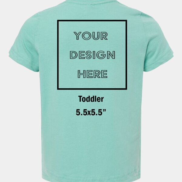 Standard Screen Print Transfer Toddler Full Size Back Area Thumbnail
