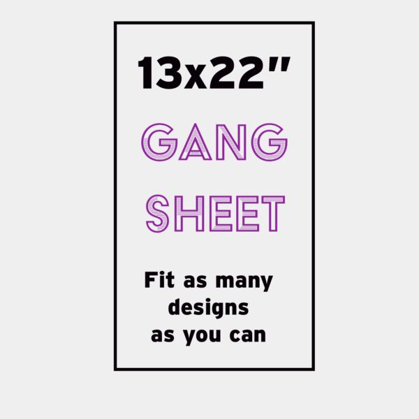Full Color Transfer Gang Sheet Thumbnail