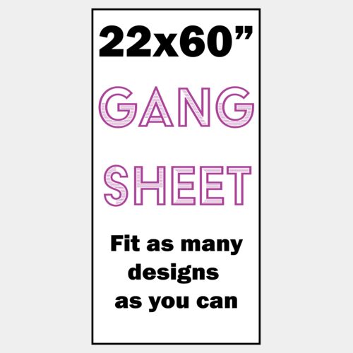 Full Color DTF Gang Sheet 22x60" Thumbnail