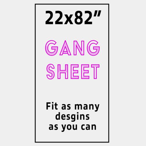 Full Color DTF Gang Sheet 22x82" Thumbnail