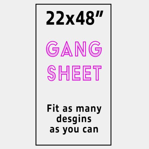 Full Color DTF Gang Sheet 22x48" Thumbnail