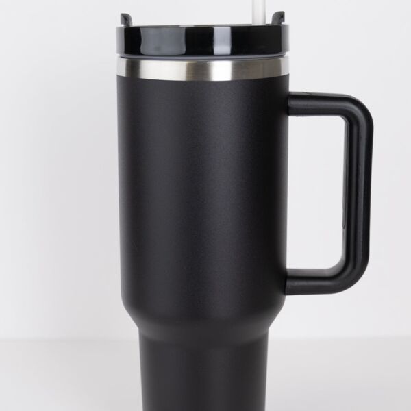 Decoratable RoadSip Stainless Steel Tumbler with Handle and Sip 40 oz. Thumbnail